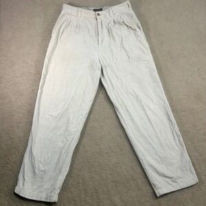 Cambridge‎ Classics Mens Corduroy Pleated Pants Beige Size 32x30